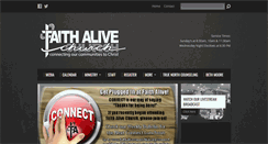 Desktop Screenshot of faithaliveconnection.org